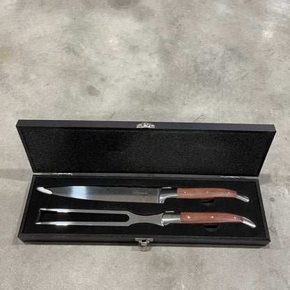 Laguiole forskærersæt med rosewood skaft