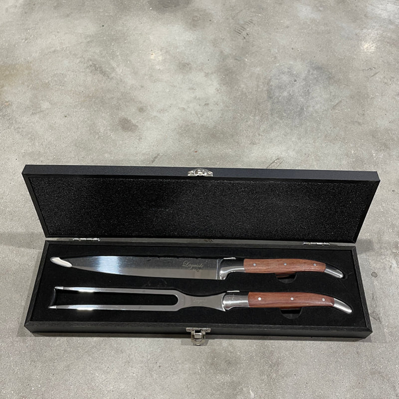 Laguiole forskærersæt med rosewood skaft