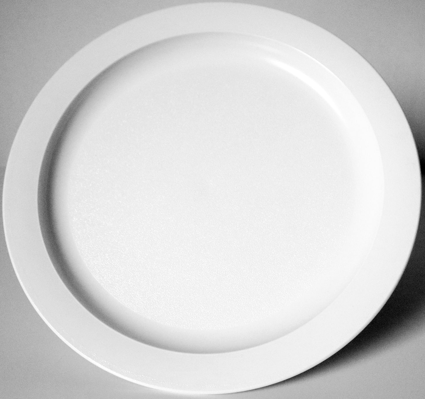 Brudsikker tallerken dyb Ø24 cm hvid