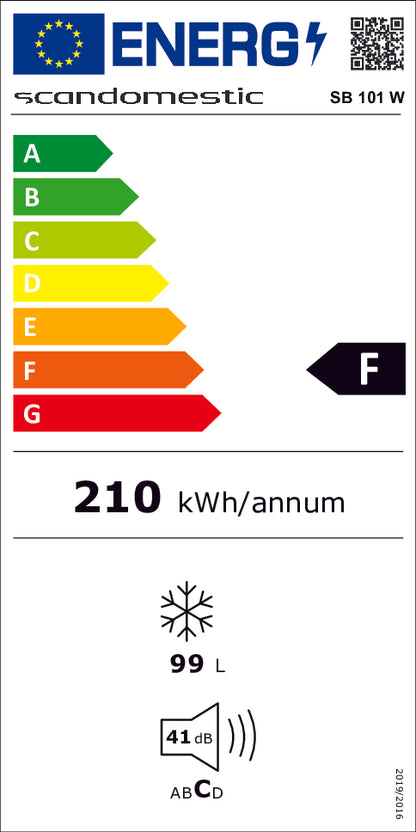 Kummefryser 99 liter - SB 101 W Scandomestic