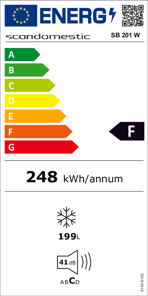Kummefryser 199 liter - SB 201 B Scandomestic