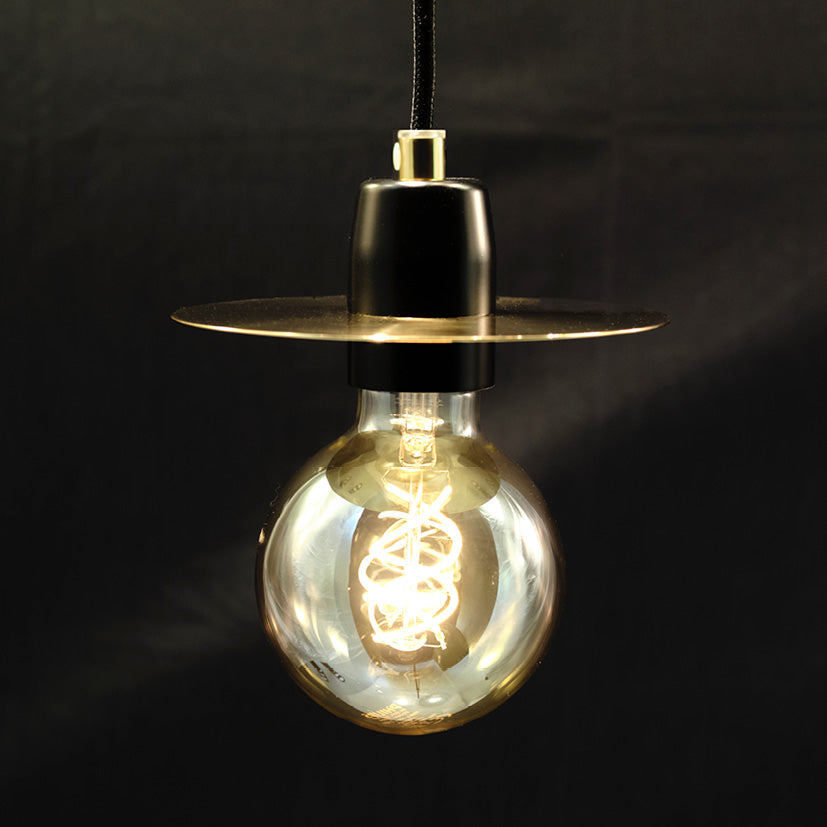 SCAN PENDEL E27 SORT/MESSING