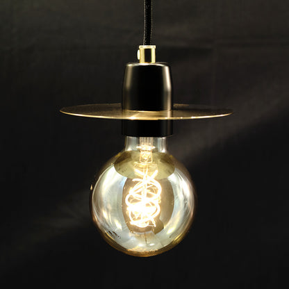 SCAN PENDEL E27 SORT/MESSING