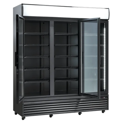 Display køleskab 1383 liter - SD 1502 BHE Scandomestic