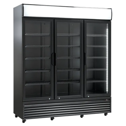 Display køleskab 1383 liter - SD 1502 BHE Scandomestic