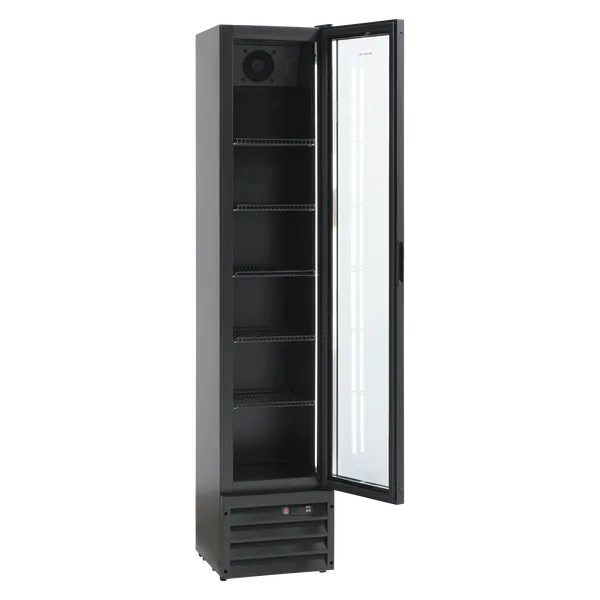 Display køleskab 166 liter sort - SD 226 BE Scandomestic