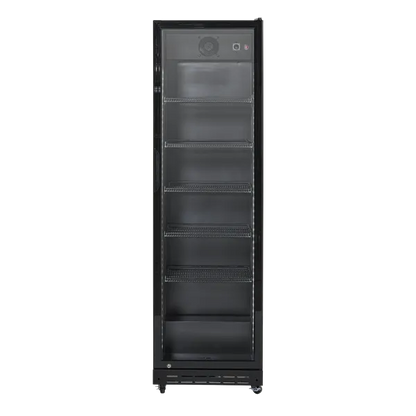 Display køleskab 360 liter sort - SD 430 BE Scandomestic