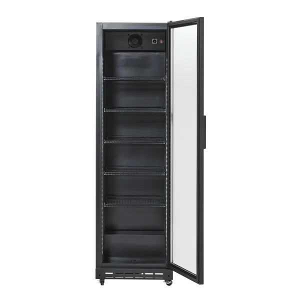 Display køleskab 360 liter sort - SD 430 BE Scandomestic