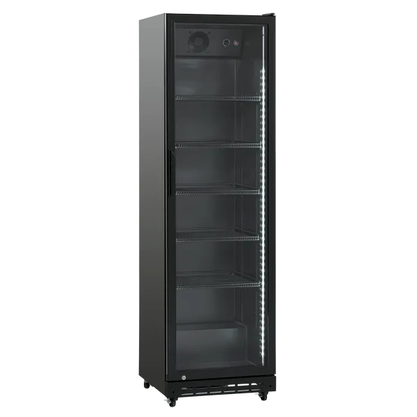 Display køleskab 360 liter sort - SD 430 BE Scandomestic