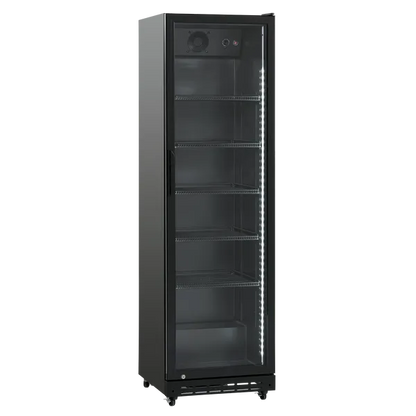 Display køleskab 360 liter sort - SD 430 BE Scandomestic