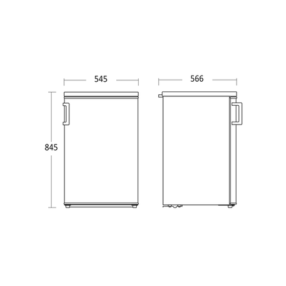 Fryseskab 85 liter - FRT85WD Scandomestic