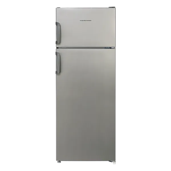 køle/fryseskab 212 liter Rustfri stål - cbf 211 xd Scandomestic