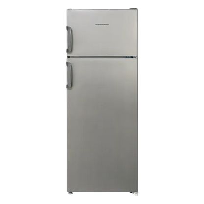 køle/fryseskab 212 liter Rustfri stål - cbf 211 xd Scandomestic