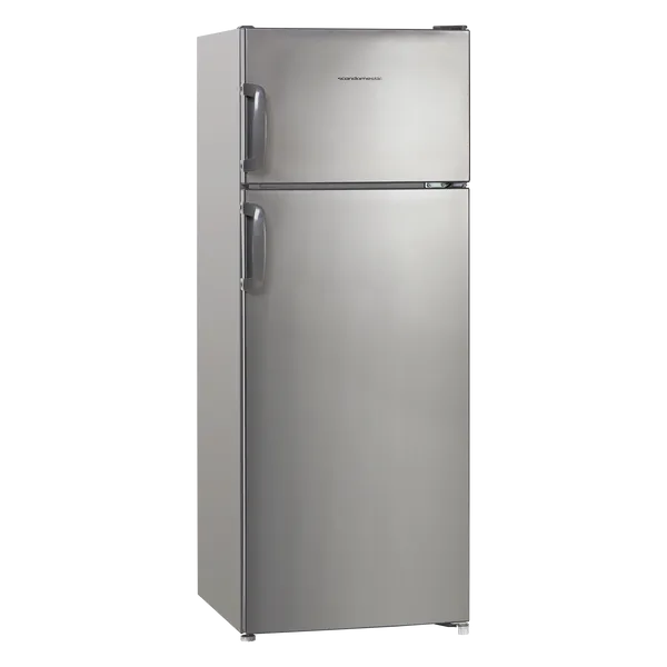 køle/fryseskab 212 liter Rustfri stål - cbf 211 xd Scandomestic