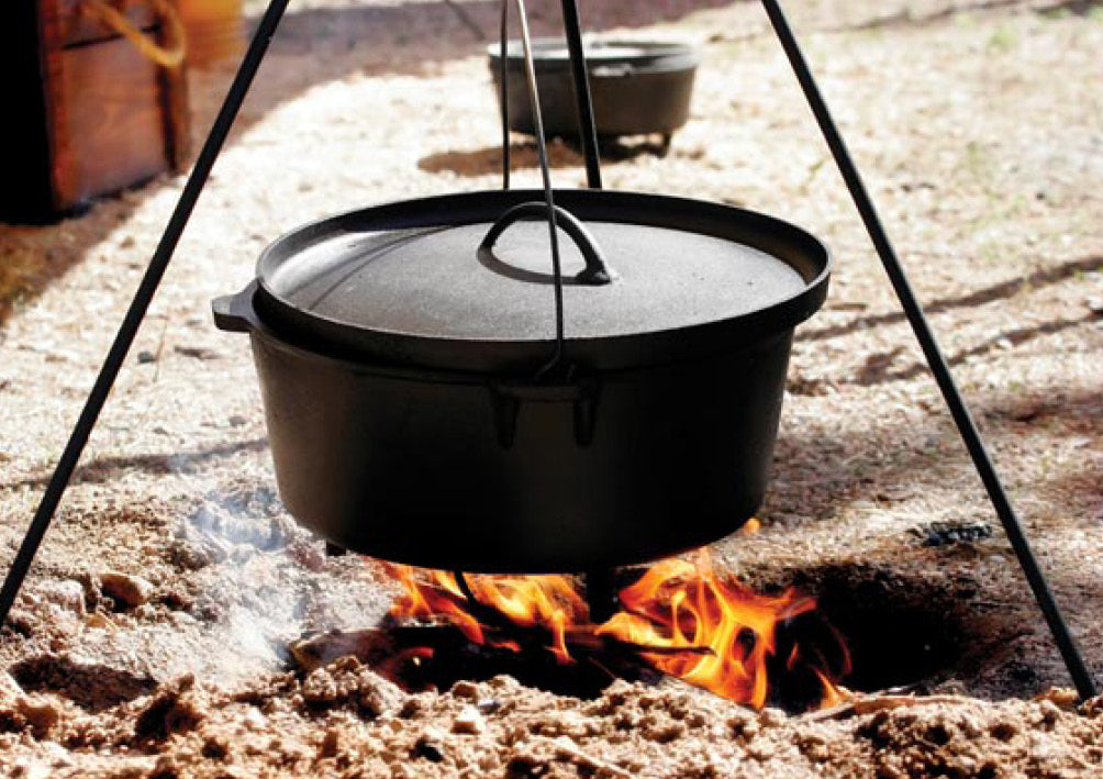 Støbejerns hængegryde 4 liter