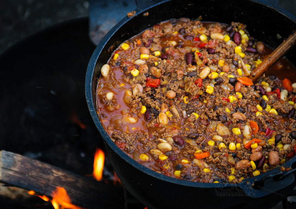Støbejerns hængegryde 4 liter