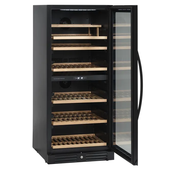 Vinkøleskab SV 104 B til 90 flasker - 2 zoner - Scandomestic
