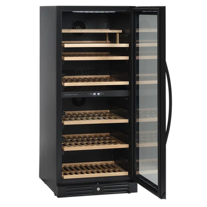 Vinkøleskab SV 104 B til 90 flasker - 2 zoner - Scandomestic
