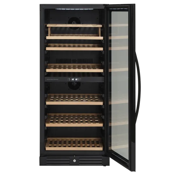 Vinkøleskab SV 104 B til 90 flasker - 2 zoner - Scandomestic