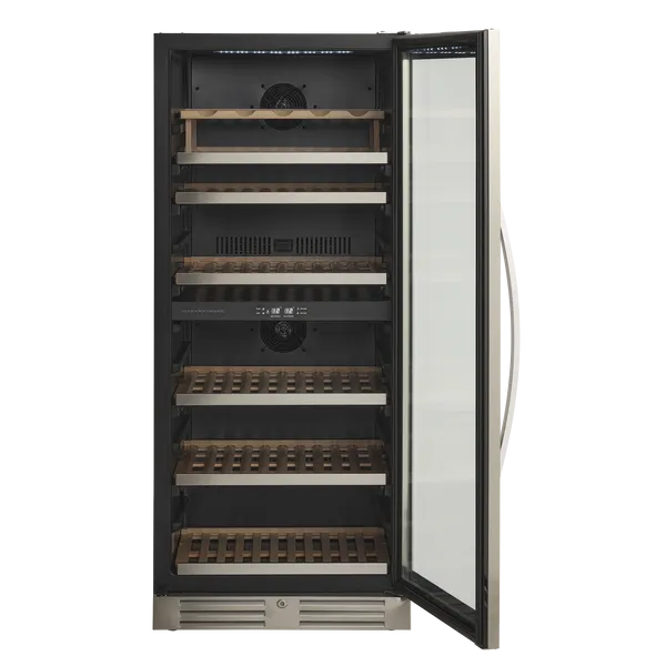 Vinkøleskab SV 104 X - Til 90 flasker - 2 Zoner – Scandomestic