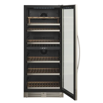 Vinkøleskab SV 104 X - Til 90 flasker - 2 Zoner – Scandomestic