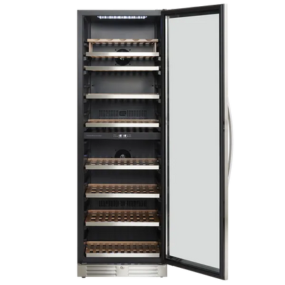 Vinkøleskab SV 124 X - Til 126 flasker - 2 Zoner – Scandomestic