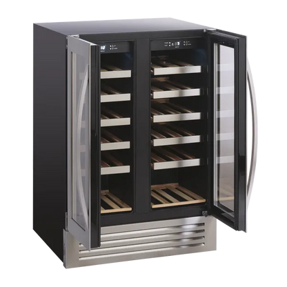 Vinkøleskab SV 91 X - Til 36 flasker - 2 Zoner – Scandomestic