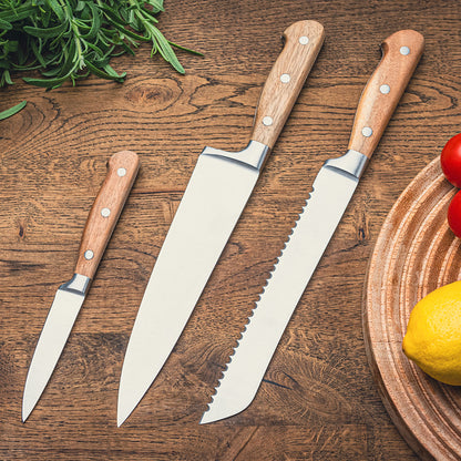 Santo Egetræ Knivsæt 3 stk.