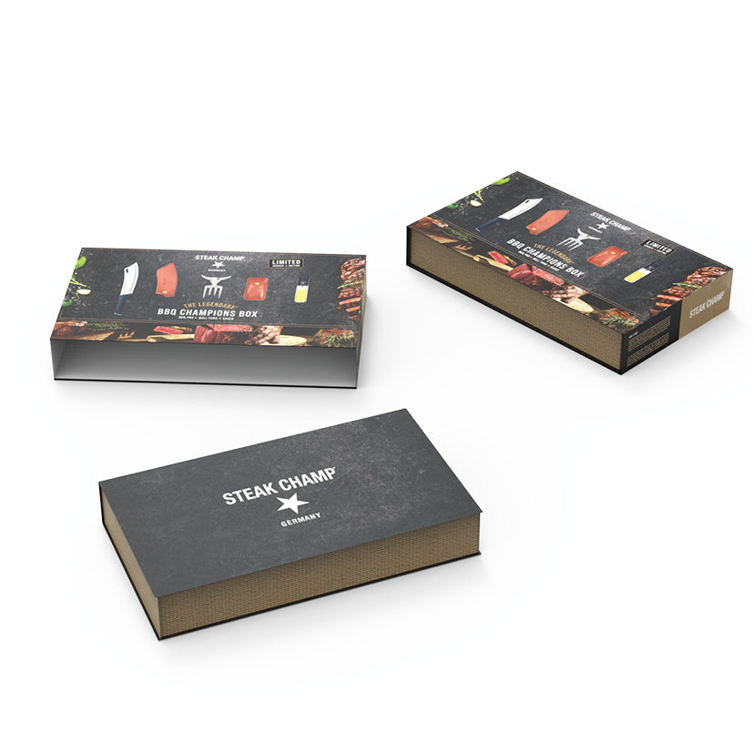 Steak Champs grillsæt til grill entusiasten i gaveæske