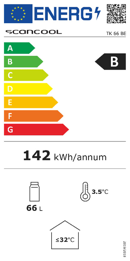 Tøndekøler 63 liter sort - TK 66 BE - Scandomestic