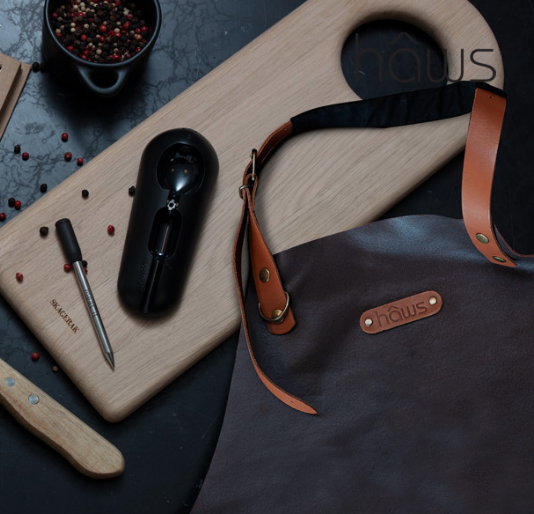 Haws læderforklæde - Brunt