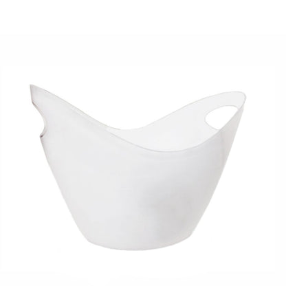 Champagne og flaskekøler hvid 8 liter