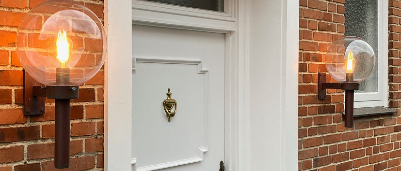 FAKKEL W250 SORT VÆGLAMPE