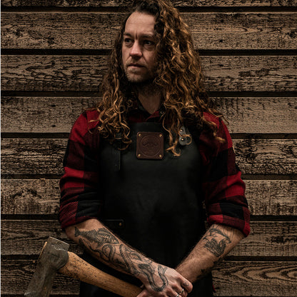 Witloft Læderforklæde Buffalo Sort