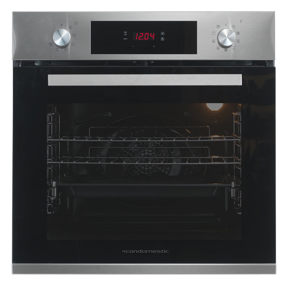 Indbygningsovn XO 7200-1 Scandomestic med indbyggede pyrolysefunktion