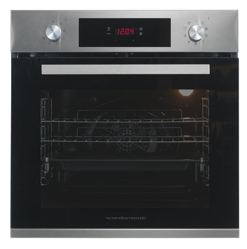 Indbygningsovn XO 7200-1 Scandomestic med indbyggede pyrolysefunktion