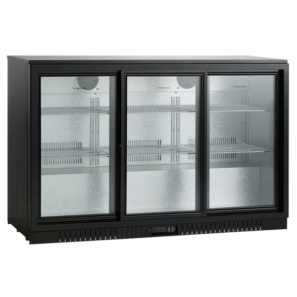 Barkøleskab med skydedøre 308 liter - SC 311 SLE Scandomestic