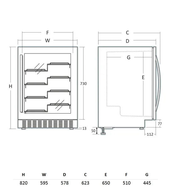Scancool WC361BE