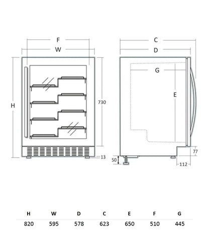 Scancool WC361BE