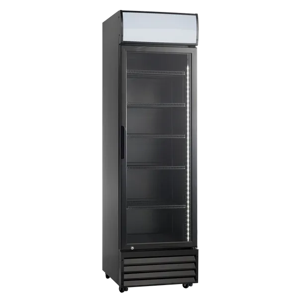 Display køleskab sort 317 liter - SD 417 BE Scandomestic