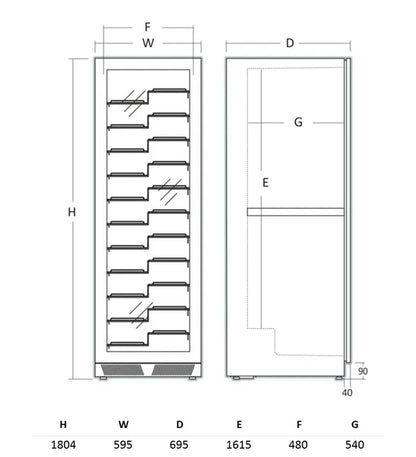 Scancool WC1281BF