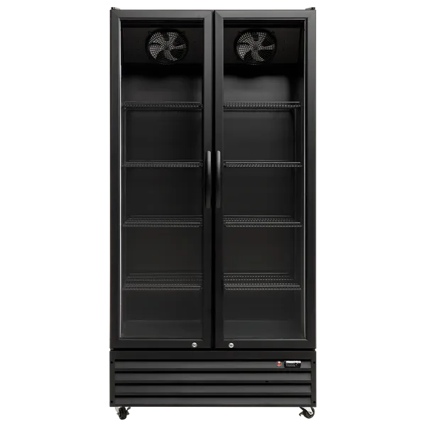 Display køleskab 776 liter sort - SD 826 BE Scandomestic