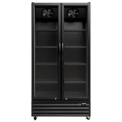 Display køleskab 776 liter sort - SD 826 BE Scandomestic