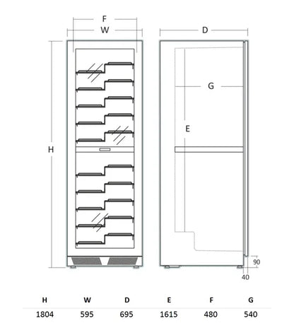 Scancool WC1162BF