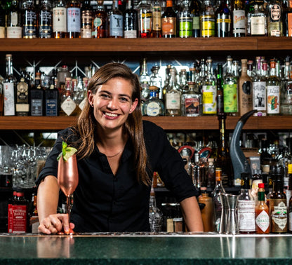 Champagneglas kobber - sæt med 2 stk.