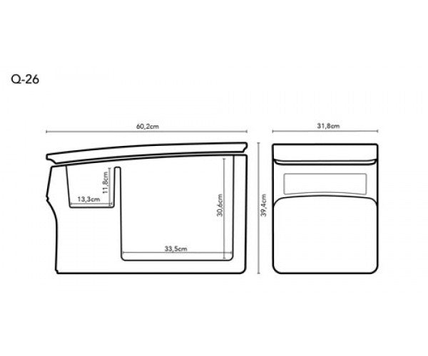 FTM Mobil køle/fryseboks 26 liter