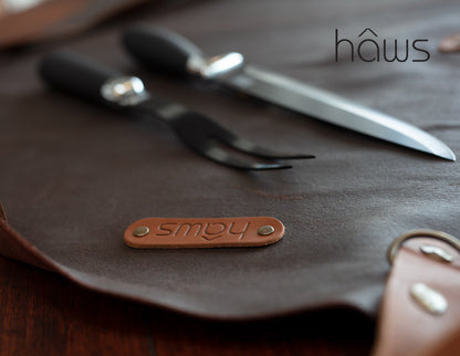 Haws læderforklæde - Brunt