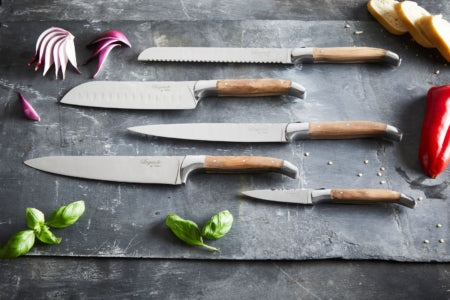 Laguiole By Hâws Chef Knivsæt - 5 Dele - Oliventræ