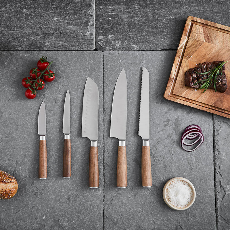 Santo Valnød Knivsæt 5 stk