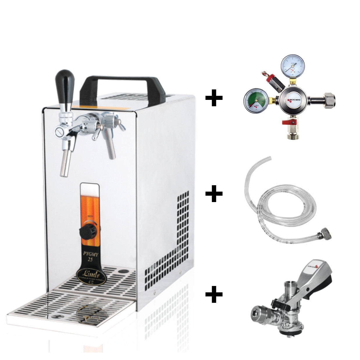 FADØLSANLÆG - PYGMY 25 - LINDR - KOMPLET fadølsanlæg (uden kompressor)